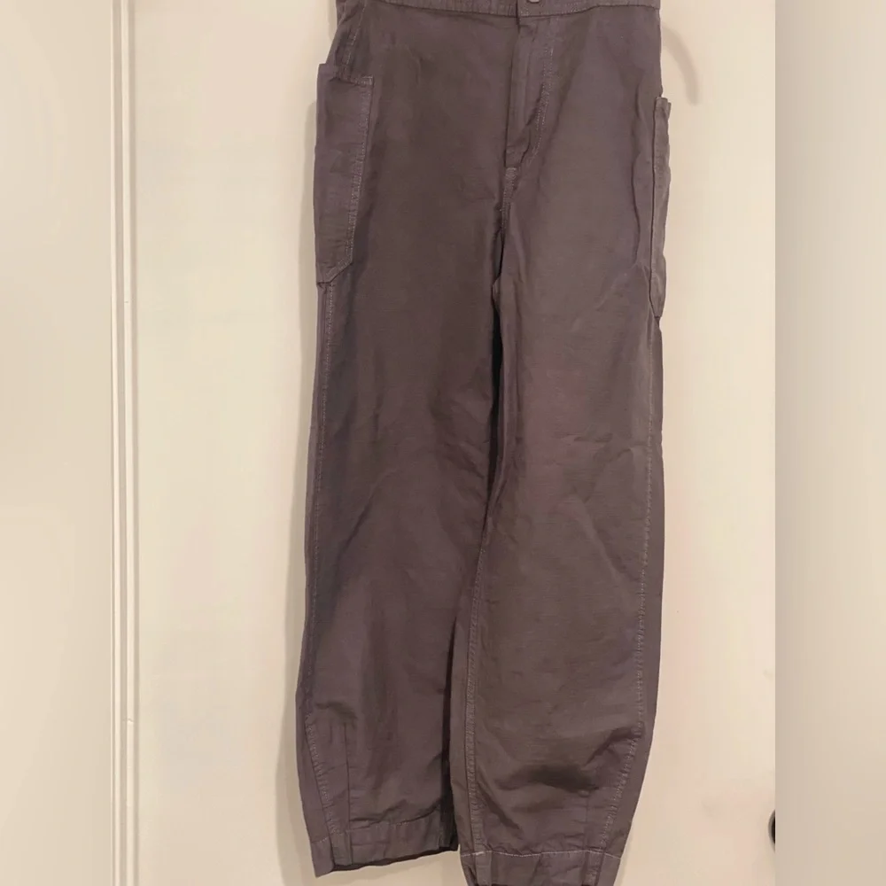 Everlane The Wide Leg Crop Cargo Pant, organic cotton, size 2 - Picture 7 of 8